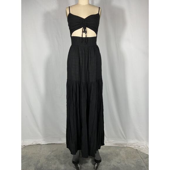 Lspace x Revolve 'Zuri' Black Viscose Dress Size M - Picture 2 of 6